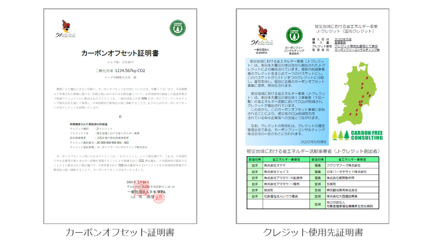 カーボンオフセット証明書とクレジット使用先証明書.png