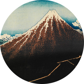 冨嶽三十六景 山下白雨